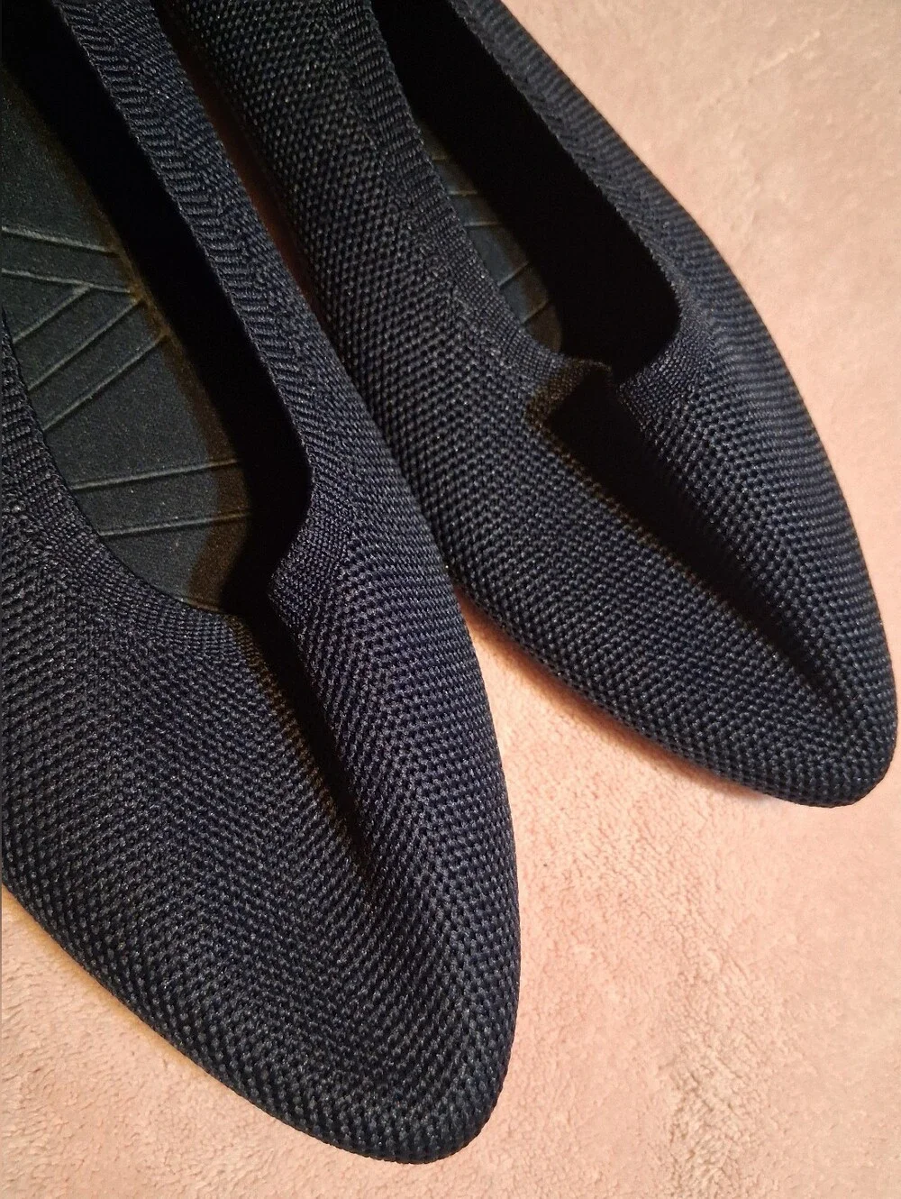 Pointed Toe Woven Knit Ballet Flats Shoes Size 11 Travel Chic French Connection